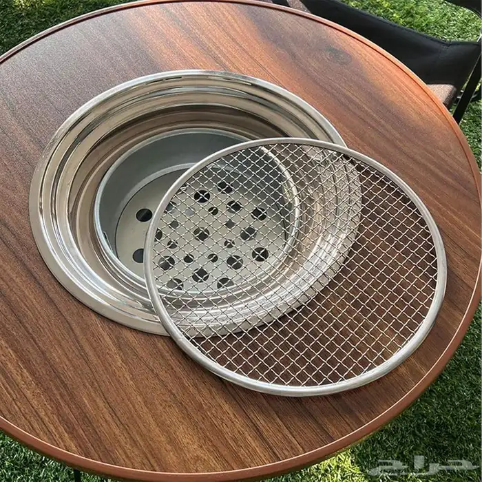 طاولة الشواء الخشبية 4