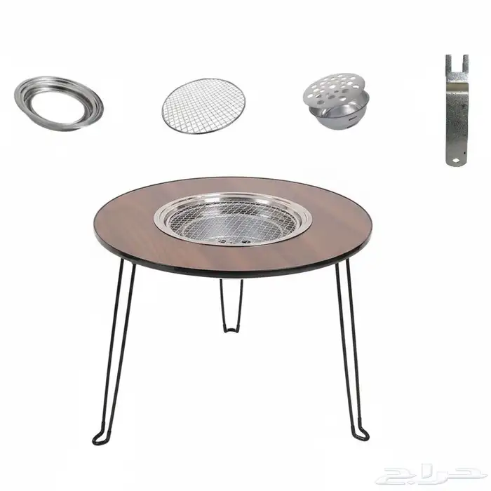 طاولة الشواء الخشبية 3