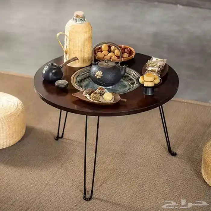 طاولة الشواء الخشبية 5