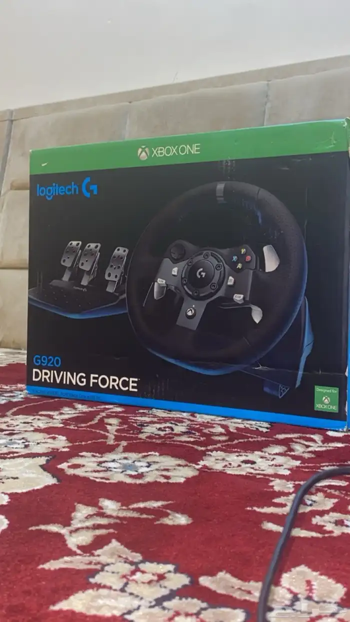 طارة Logitech G920 تشتغل على الاكس بوكس (مع الكرتون) 7