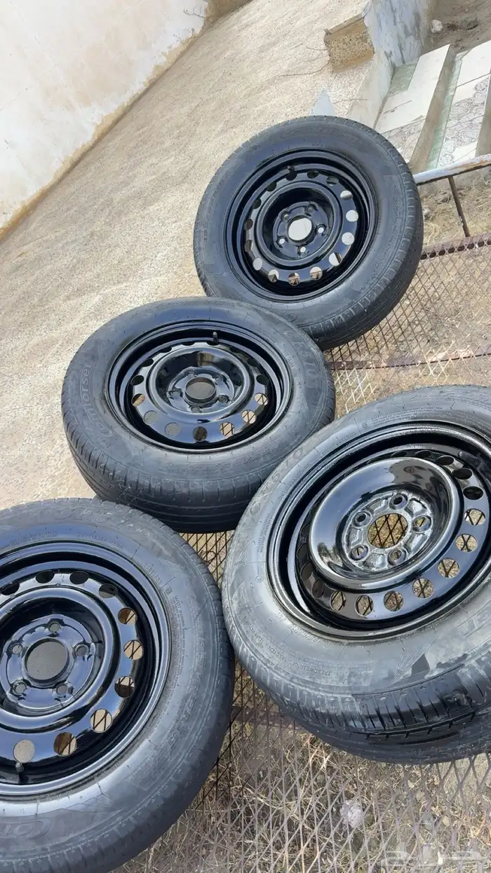 طقم جنوط النترا وكاله مع الكفرات 0