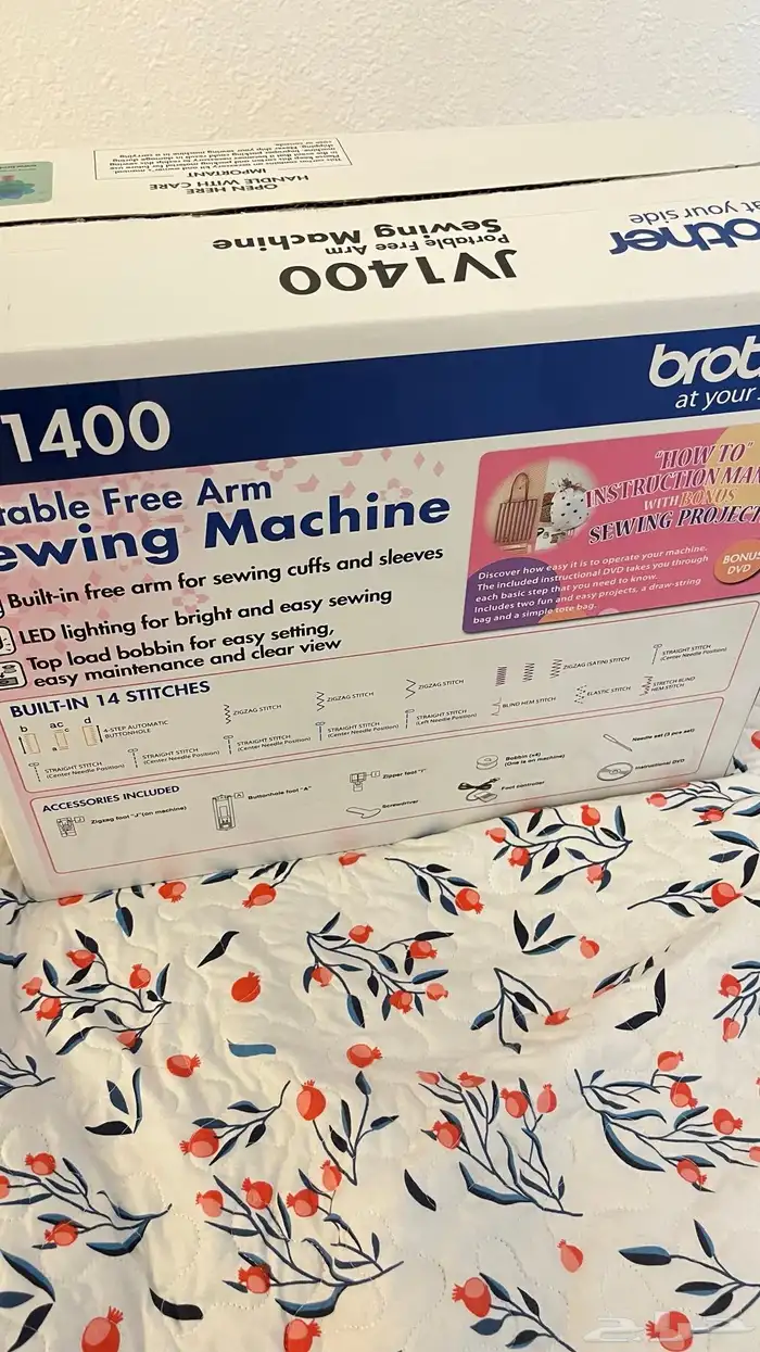 مكينة خياطة شبه جديدة للبيع 3