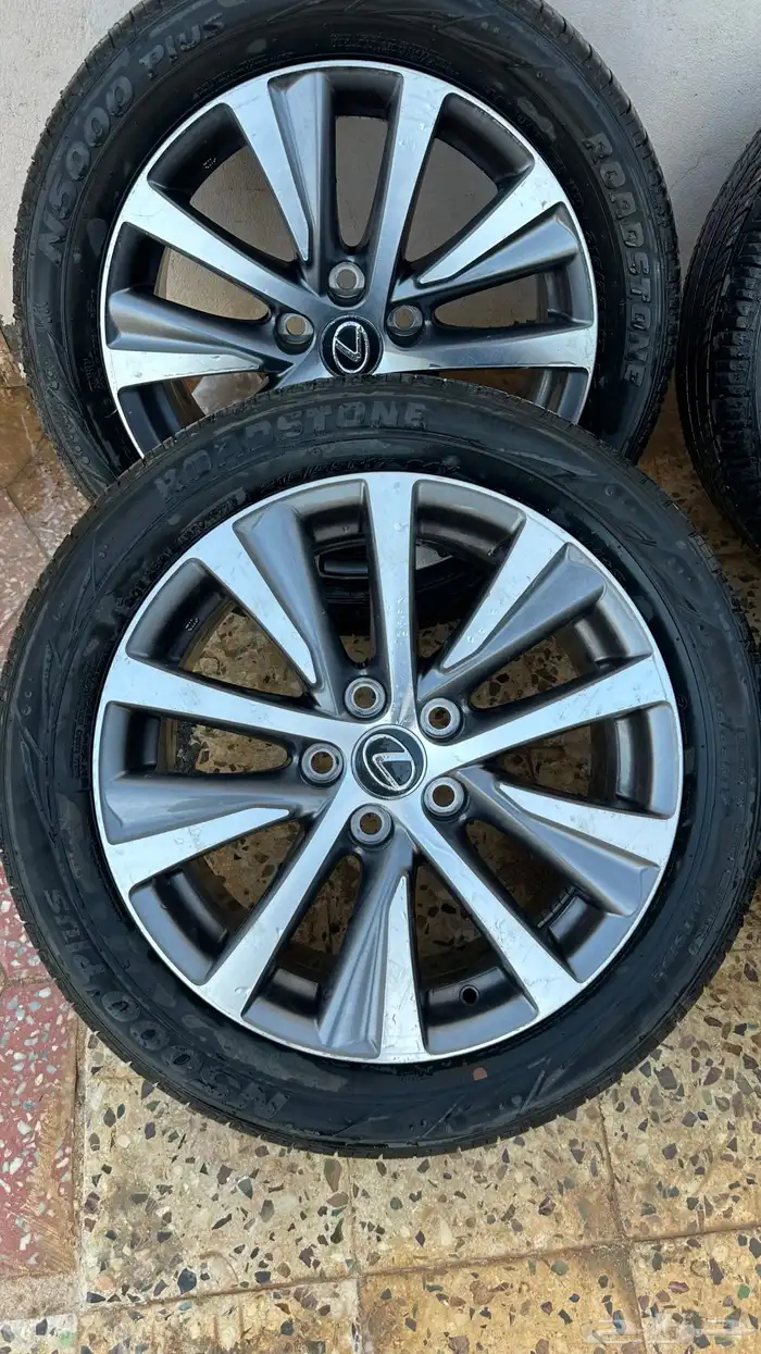 جنوط لكزس مع كفرات كوري 1