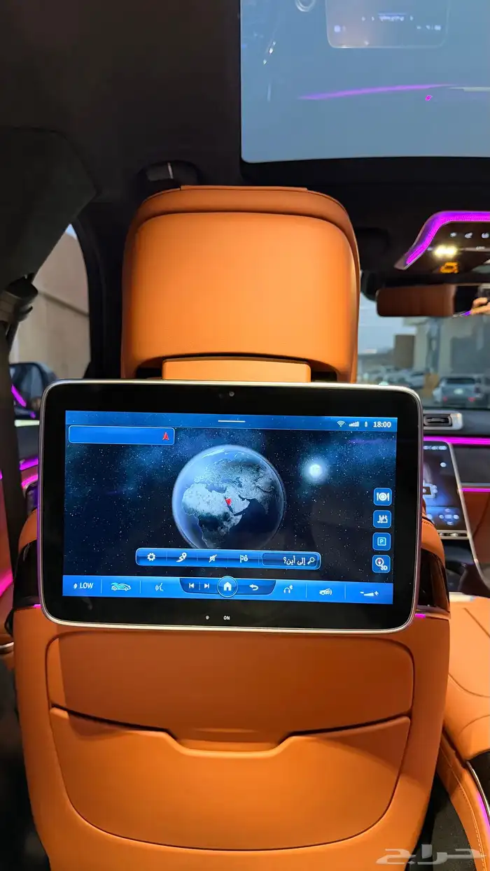 مرسيدس S580L 2021 ( بنزين 8V ) بحالة الوكالة 31