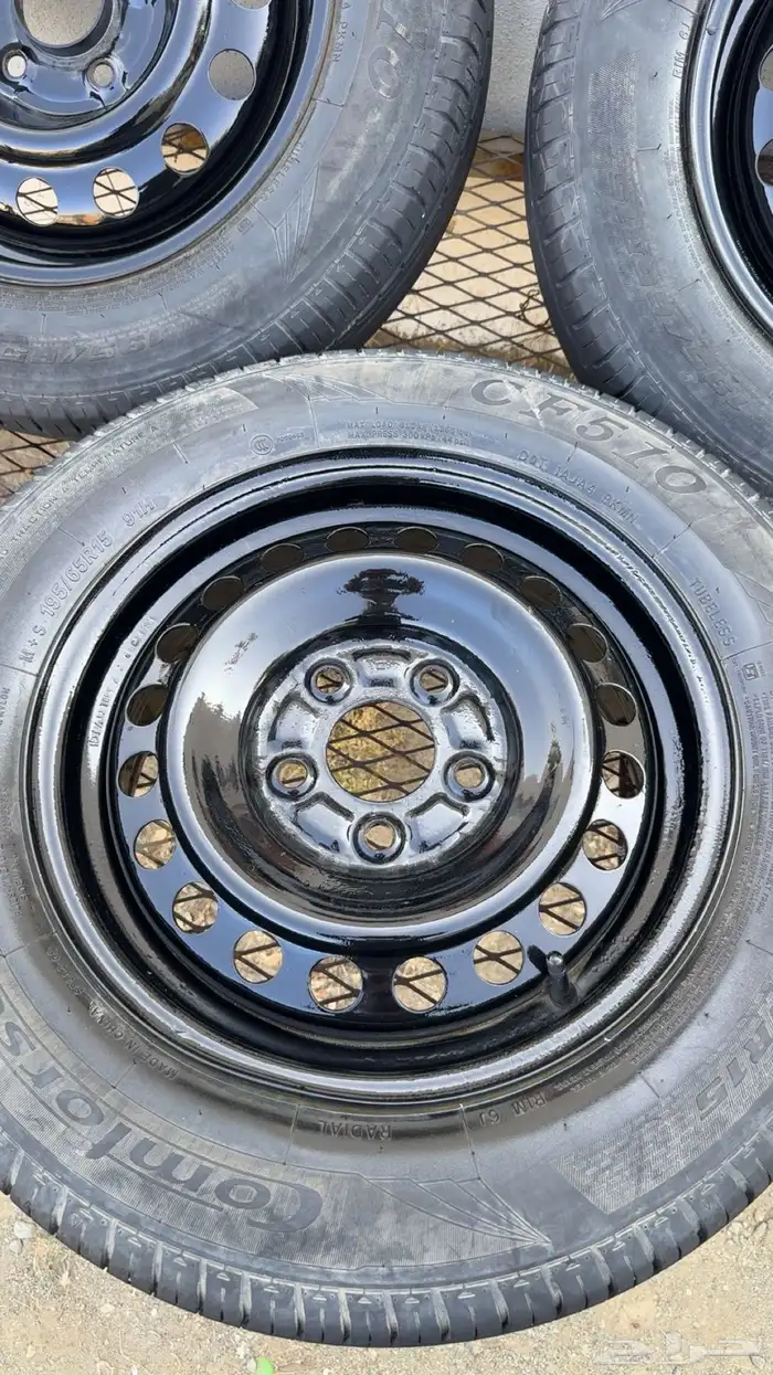 طقم جنوط النترا وكاله مع الكفرات 1