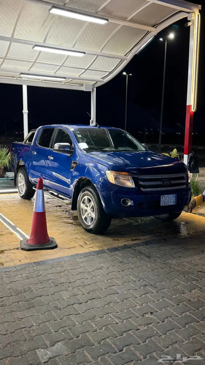 رينجر فورد ديزل دبل 2015 ازرق مجهزه تجهيز بر 8