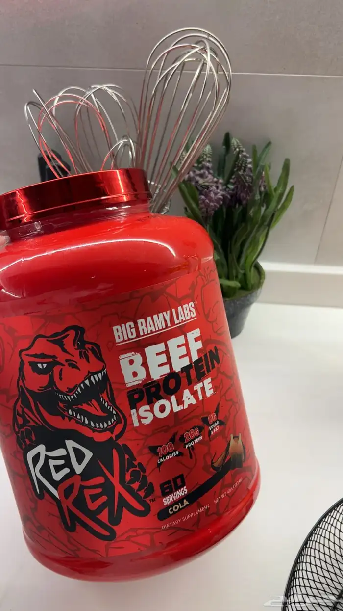 بروتين beef xp من شركة red rex نكهة الكولا 0
