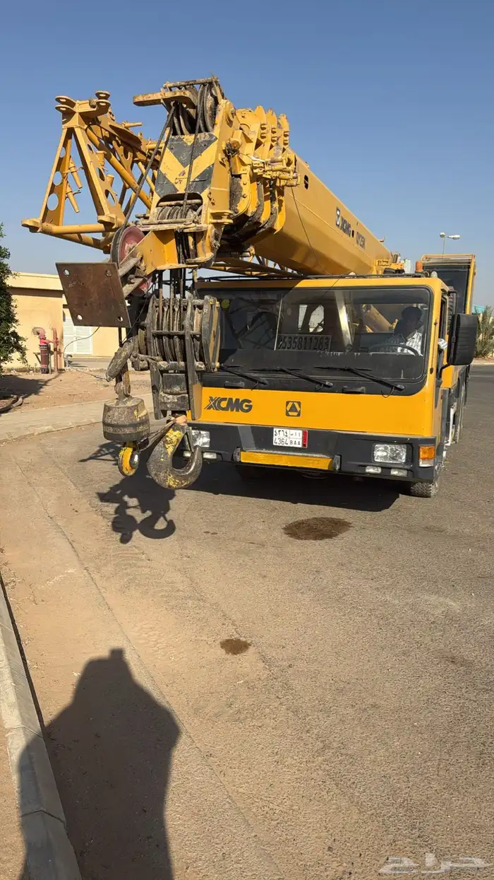 كرين للإيجار 25طن و50طن وسله رفع عمال 1