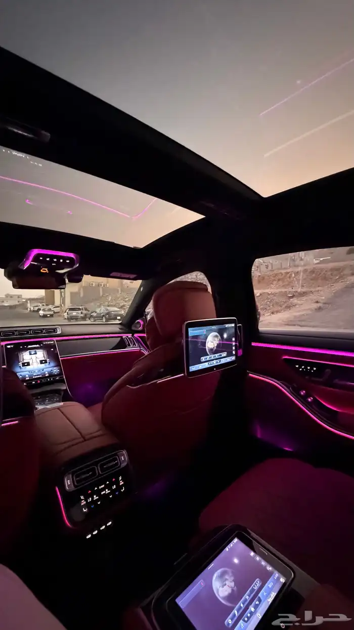 مرسيدس S580L 2021 ( بنزين 8V ) بحالة الوكالة 34