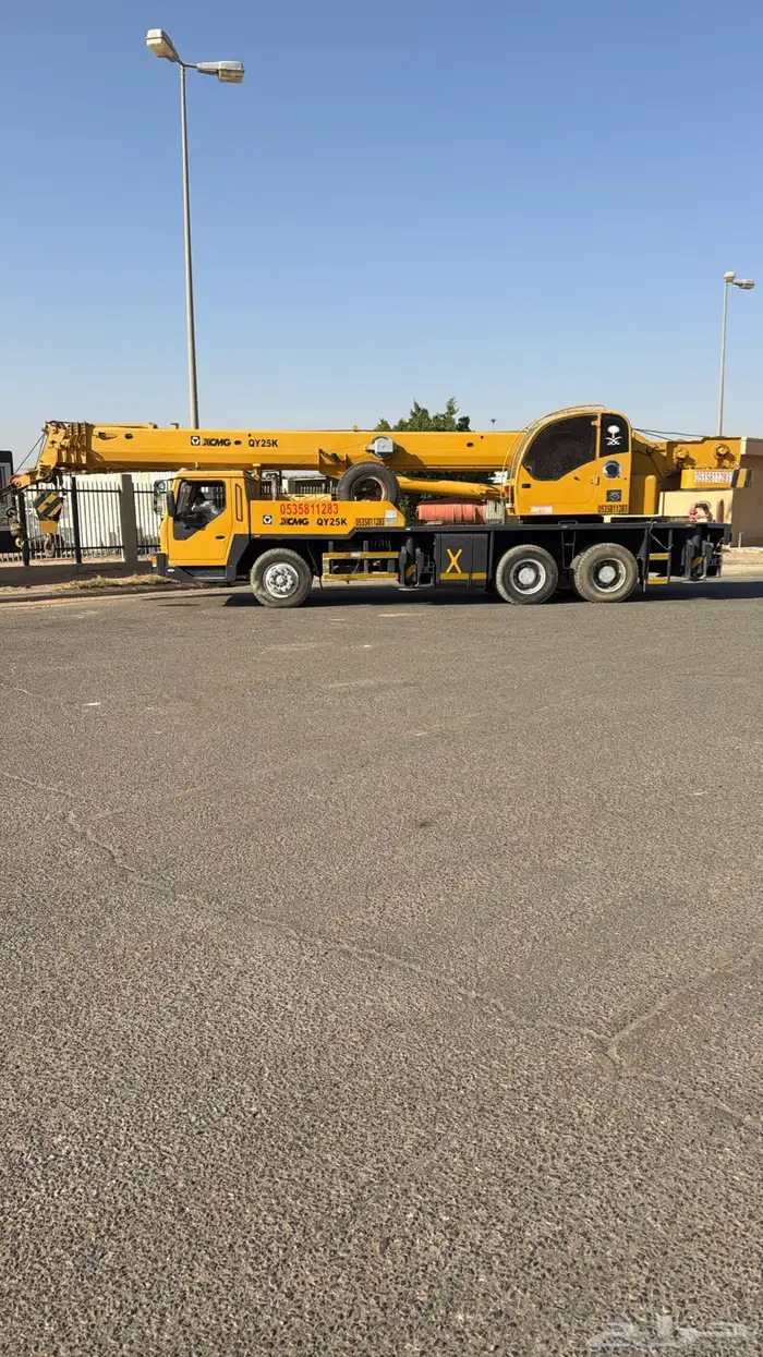 كرين للإيجار 25طن و50طن وسله رفع عمال 0