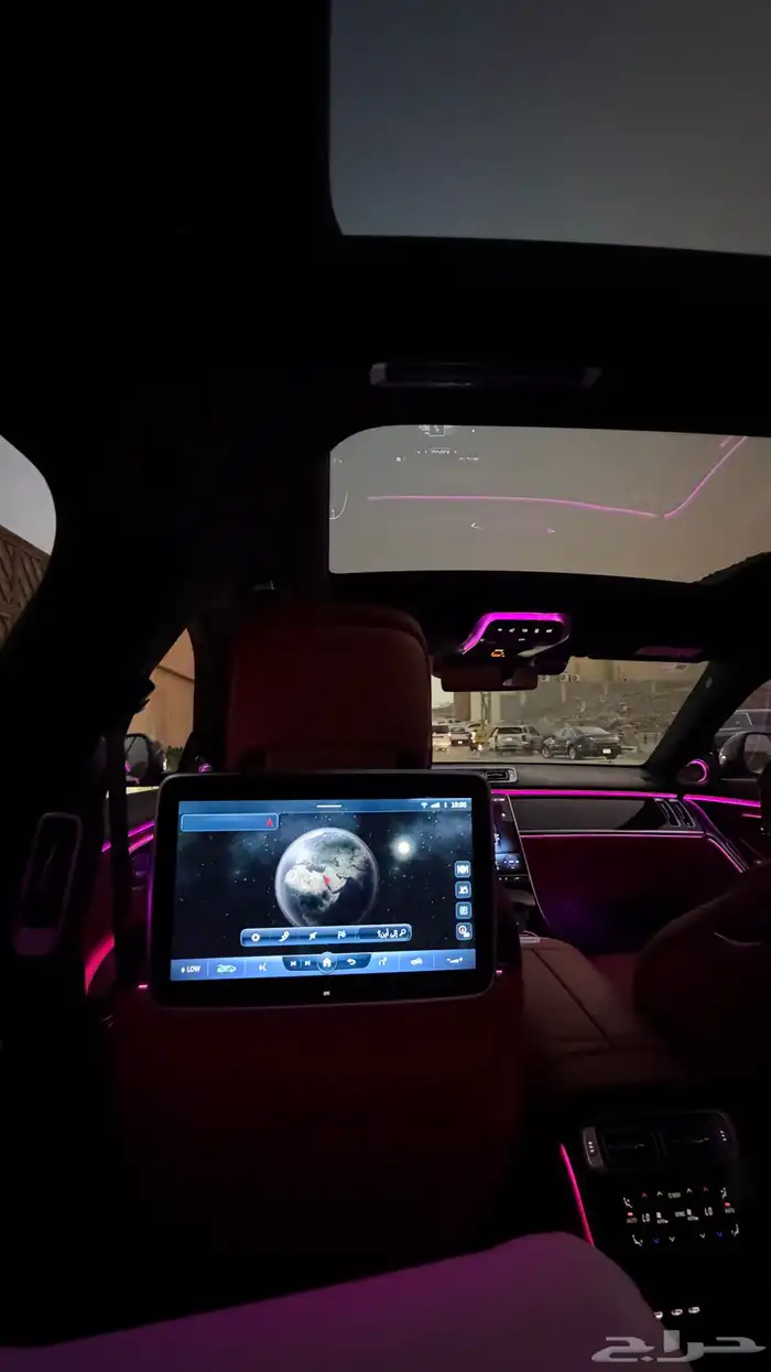 مرسيدس S580L 2021 ( بنزين 8V ) بحالة الوكالة 36