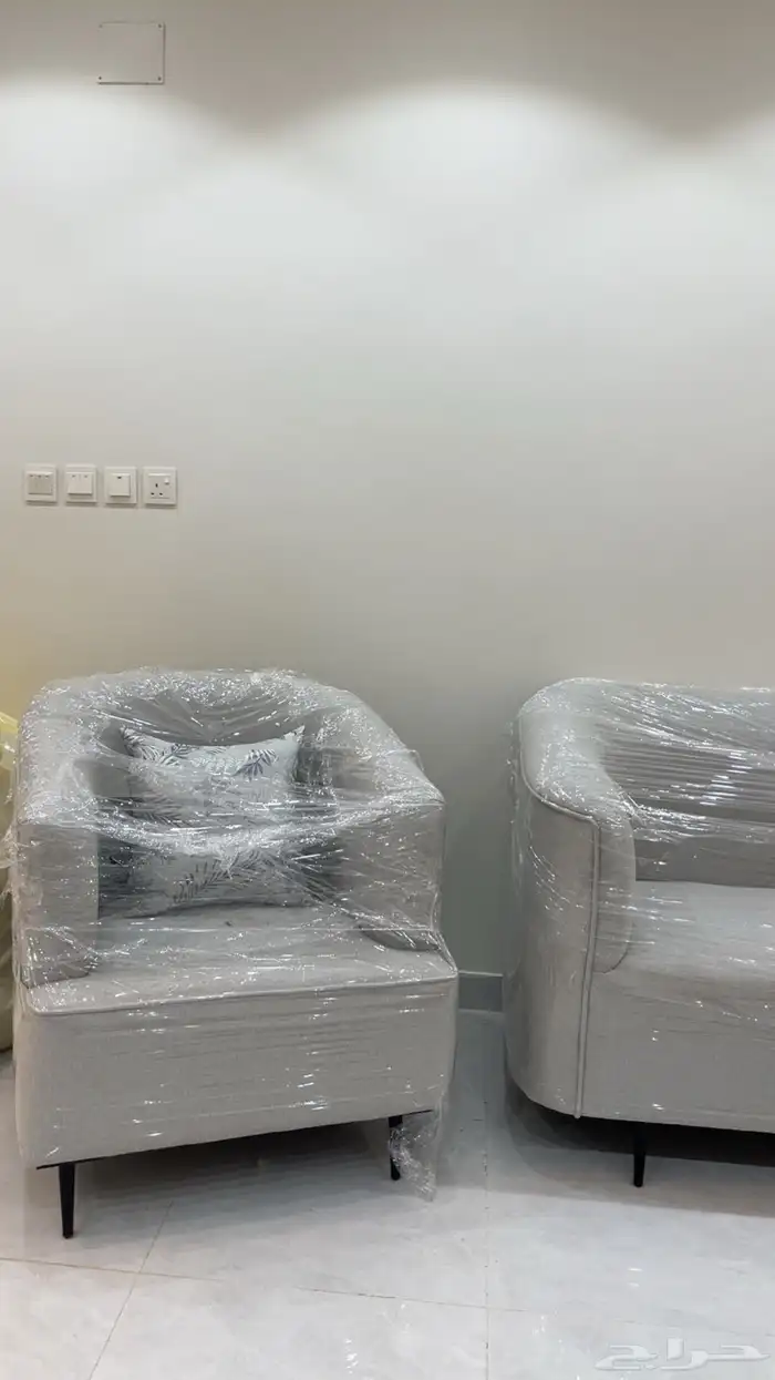 كنب جديد 5 قطع و2 كرسي 8