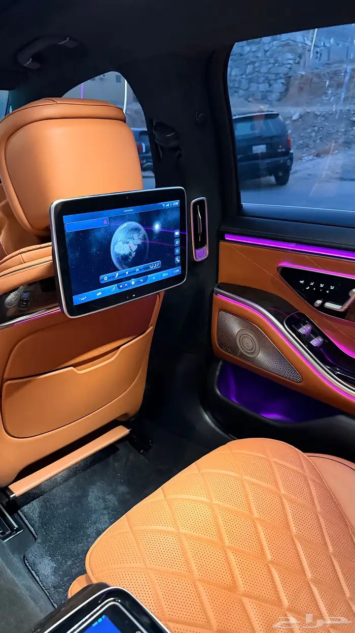 مرسيدس S580L 2021 ( بنزين 8V ) بحالة الوكالة 30