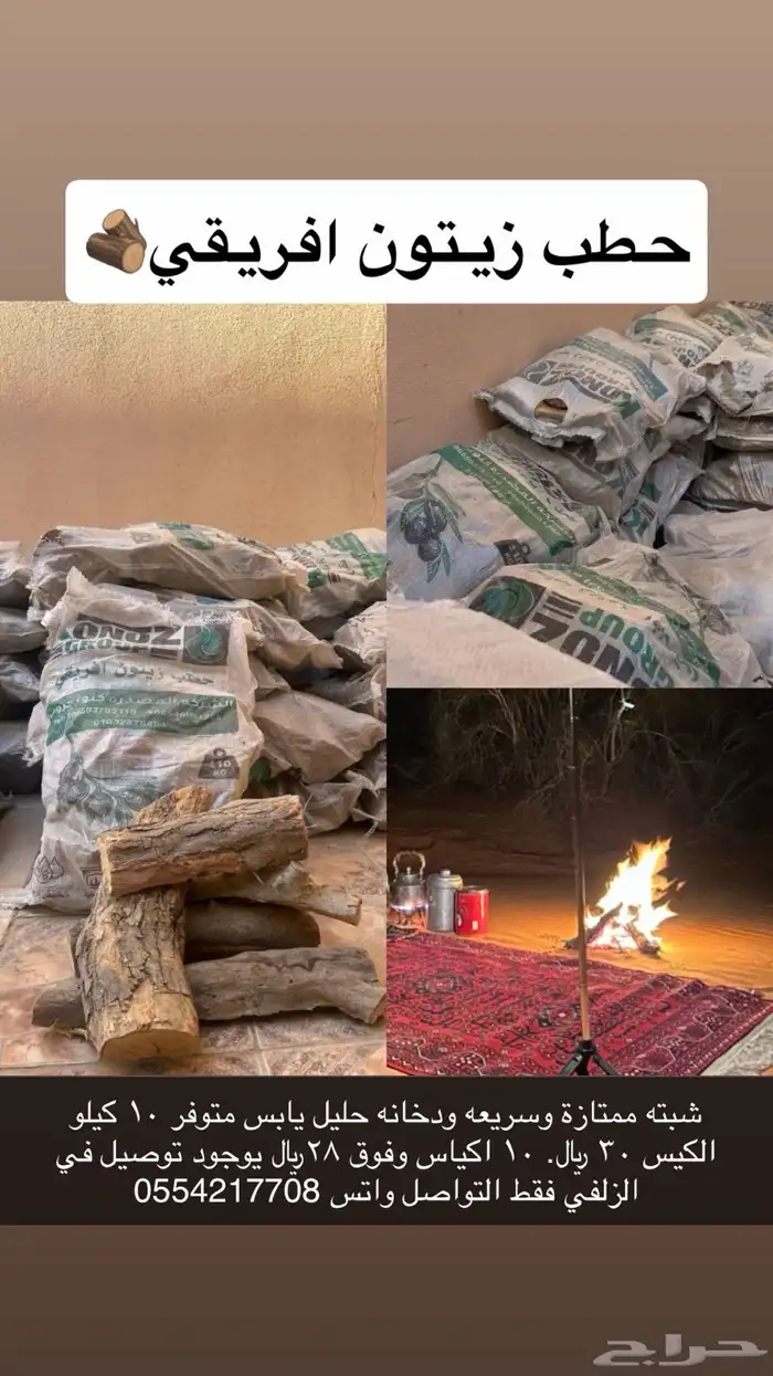 حطب زيتون افريقي 0