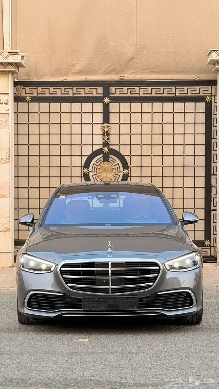 مرسيدس S580L 2021 ( بنزين 8V ) بحالة الوكالة 2