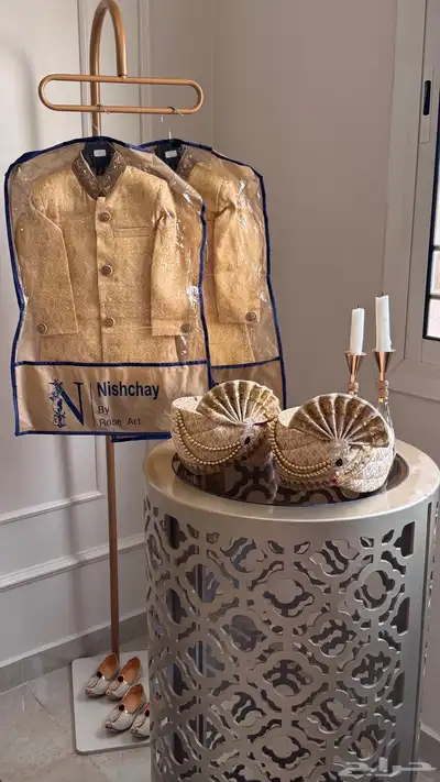 ايجار ملابس هندية للاطفال لعمر ( 3-1 ) مع الطاقية و النعال index