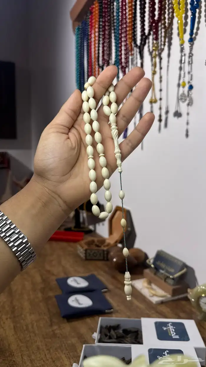 مسباح عاج طبيعي 300 5