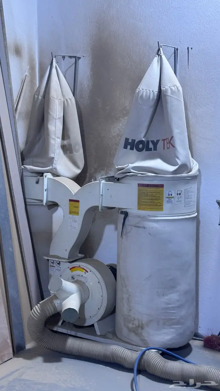 مكاين نجارة للبيع مكينة شريط وصينيه وجامعة غبار ومنشف 0