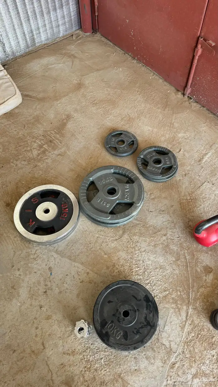 ادوات ودانبل نادي رياضي منزلي متكامل شبه جديده 6