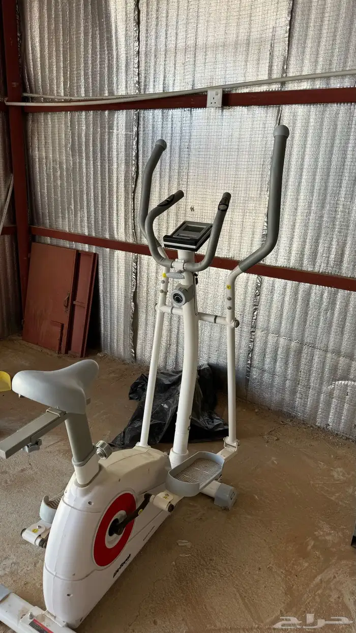 ادوات ودانبل نادي رياضي منزلي متكامل شبه جديده 2