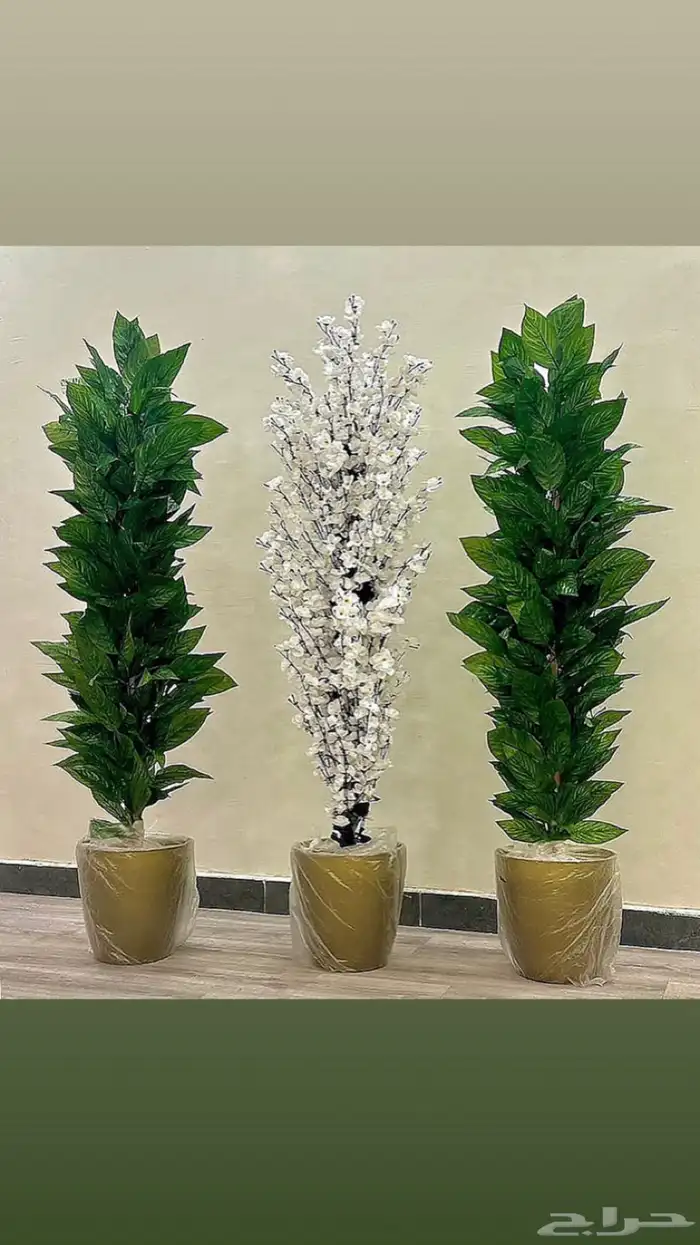 شجر صناعي جديد عدد 3 بسعر 250 لكل الثلاث شامل التوصيل 0