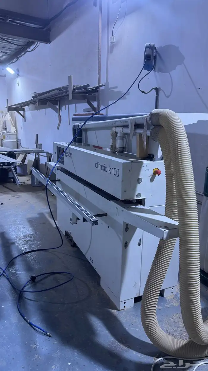 مكاين نجارة للبيع مكينة شريط وصينيه وجامعة غبار ومنشف 5