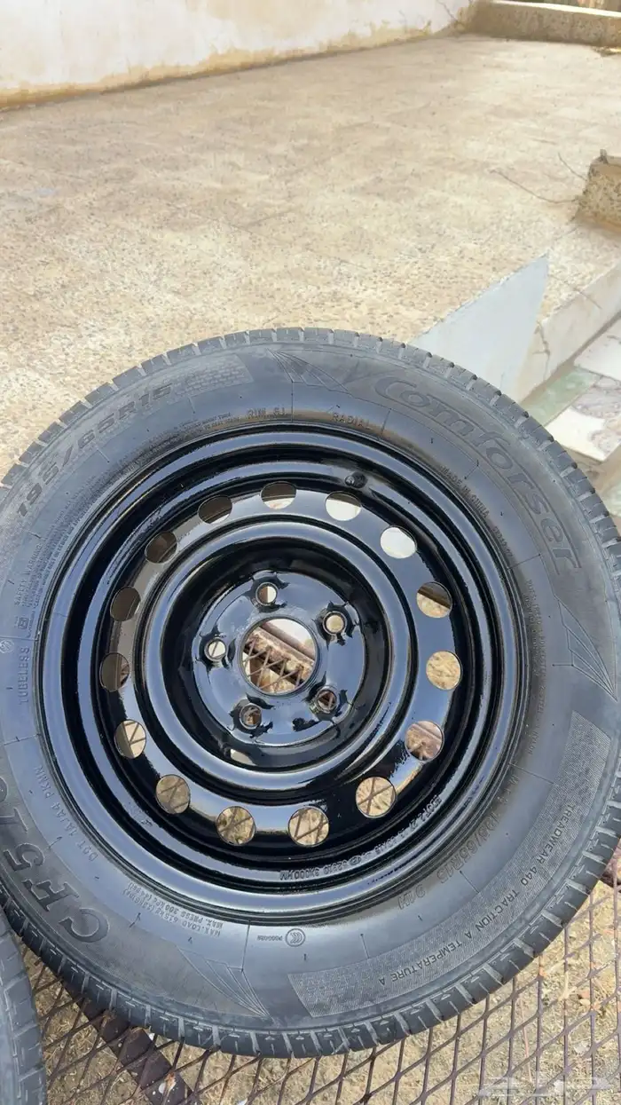 طقم جنوط النترا وكاله مع الكفرات 4