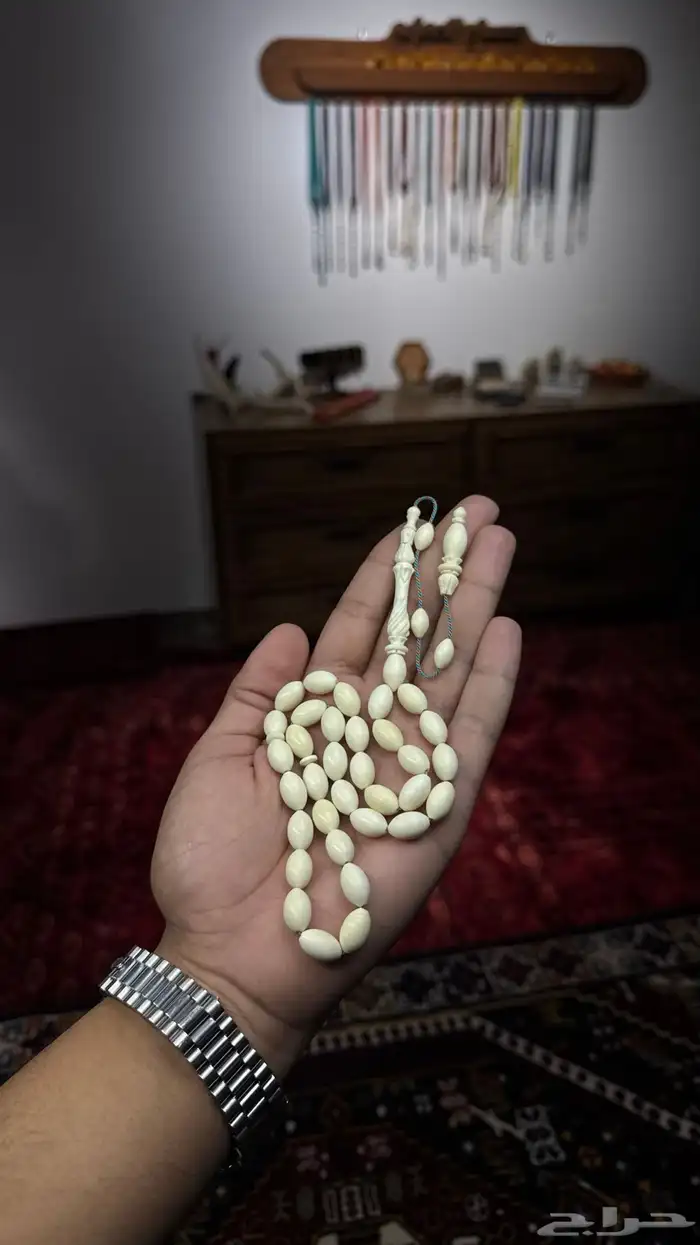 مسباح عاج طبيعي 300 4