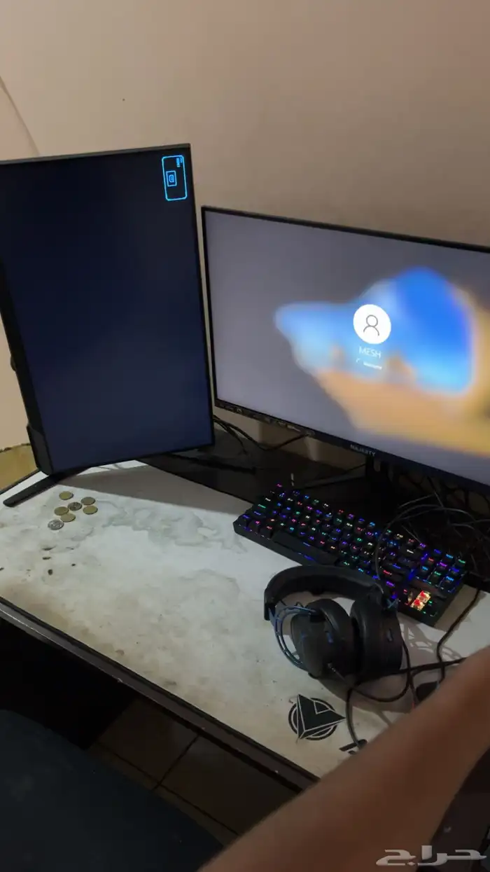 بي سي قيمنيق مع شاشتين 1