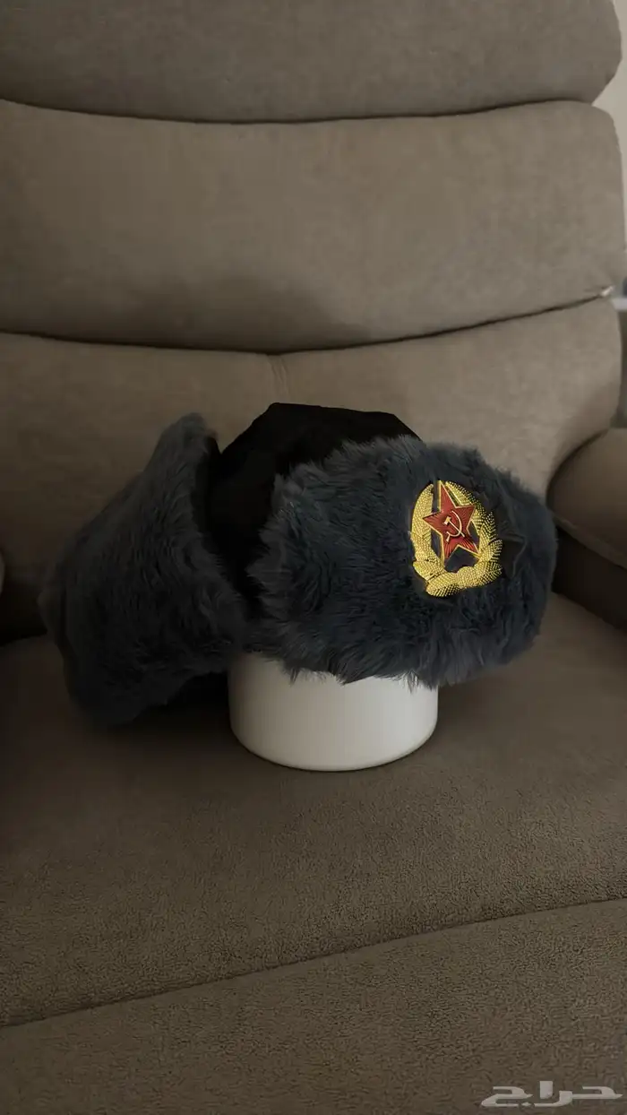 طاقيه اوشانكا السوفيتية ( فرو ) بيشة 0