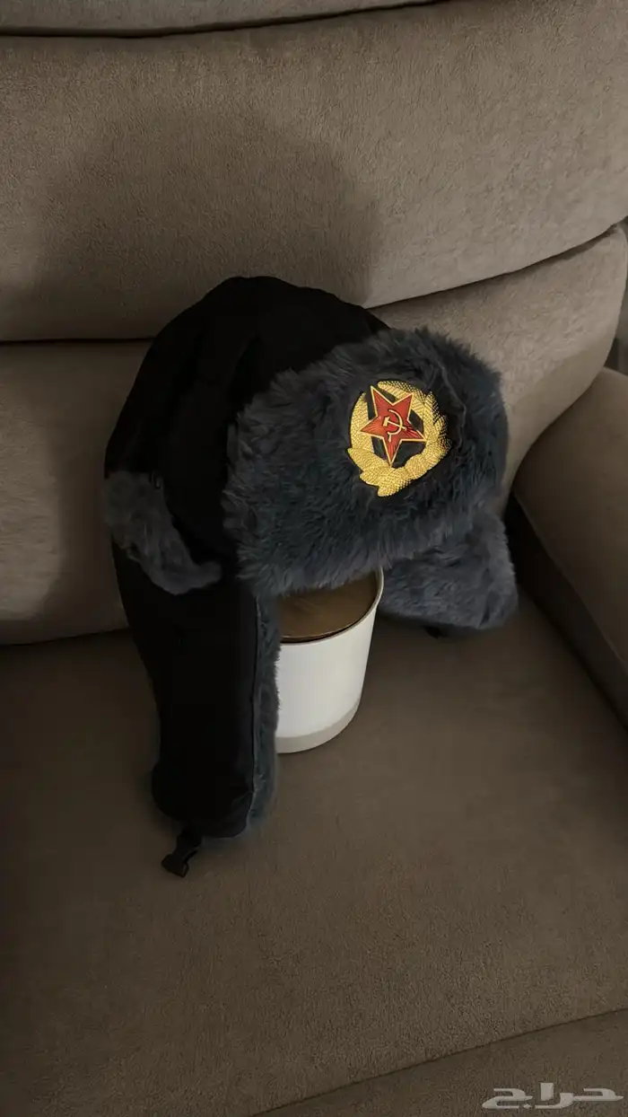 طاقيه اوشانكا السوفيتية ( فرو ) بيشة 2