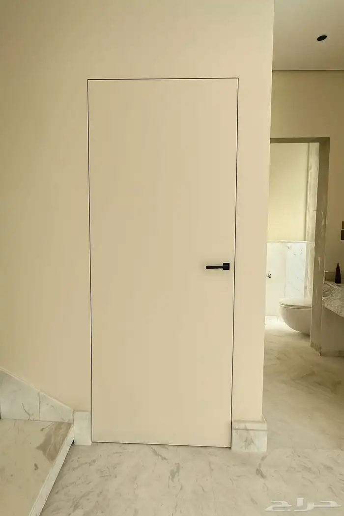 أبواب خشب وديكور سحاب مخفي ديكور شاشه 2