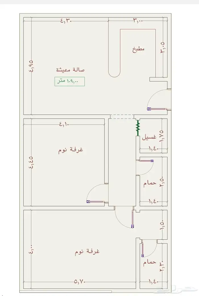 شقق فاخره لسكن الاستثمار حي الجامعه قيد الانشاء الدفع كاش ف 1