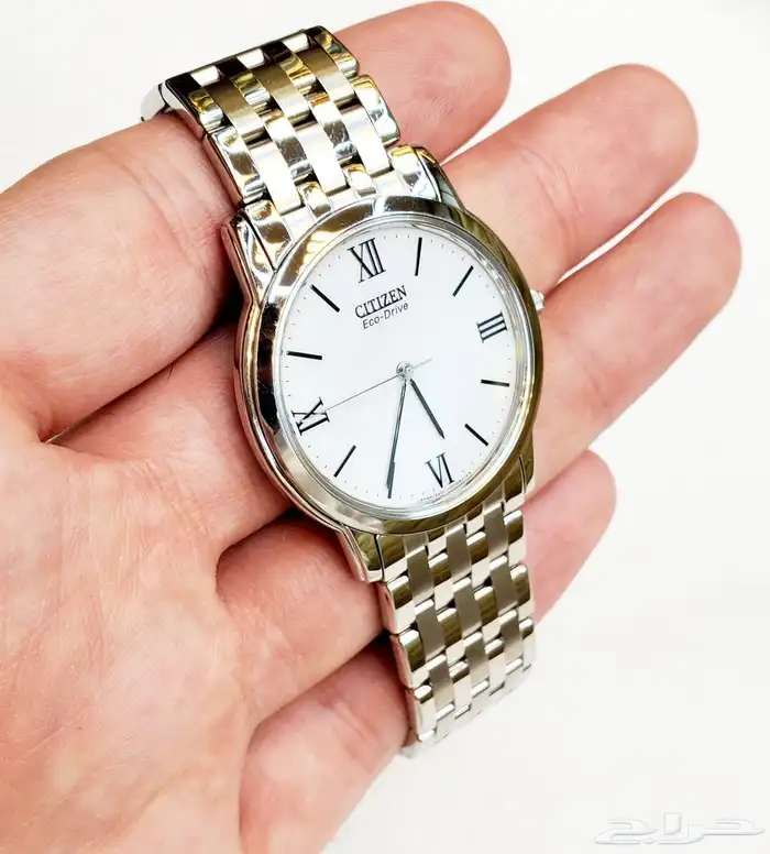 ساعة يابانية رقيقة جداكلاسيكية تشتغل بدون بطارية مستوردة 7