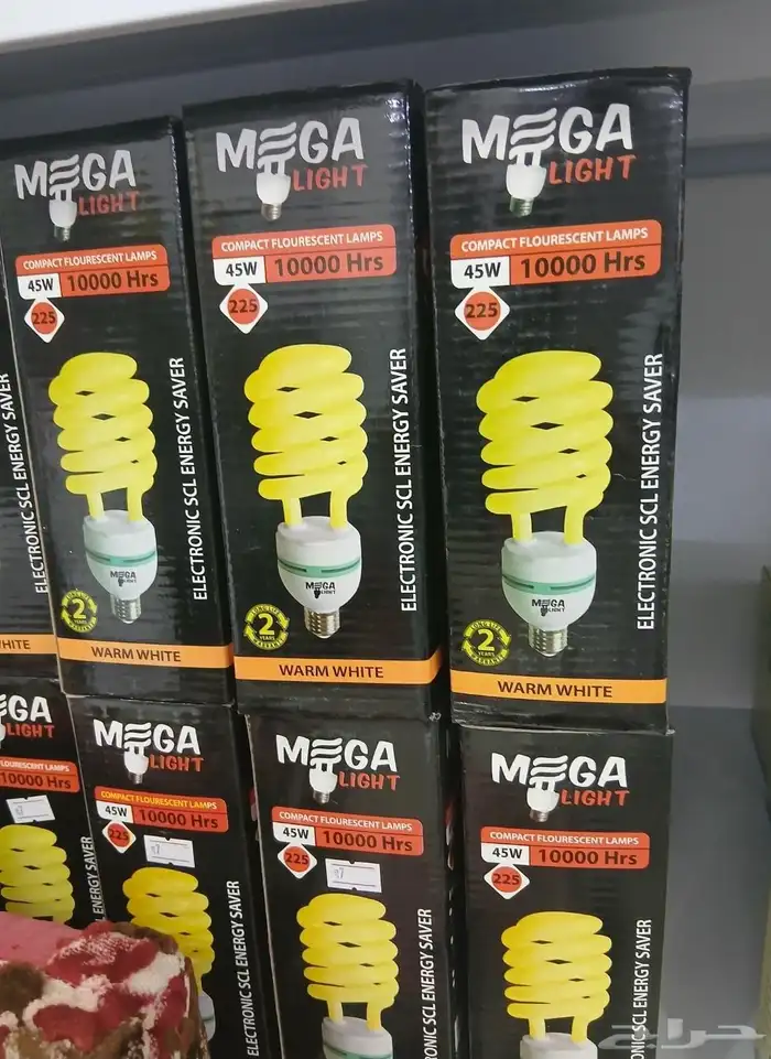 جمله لمبات حلزوني 45 وات 0