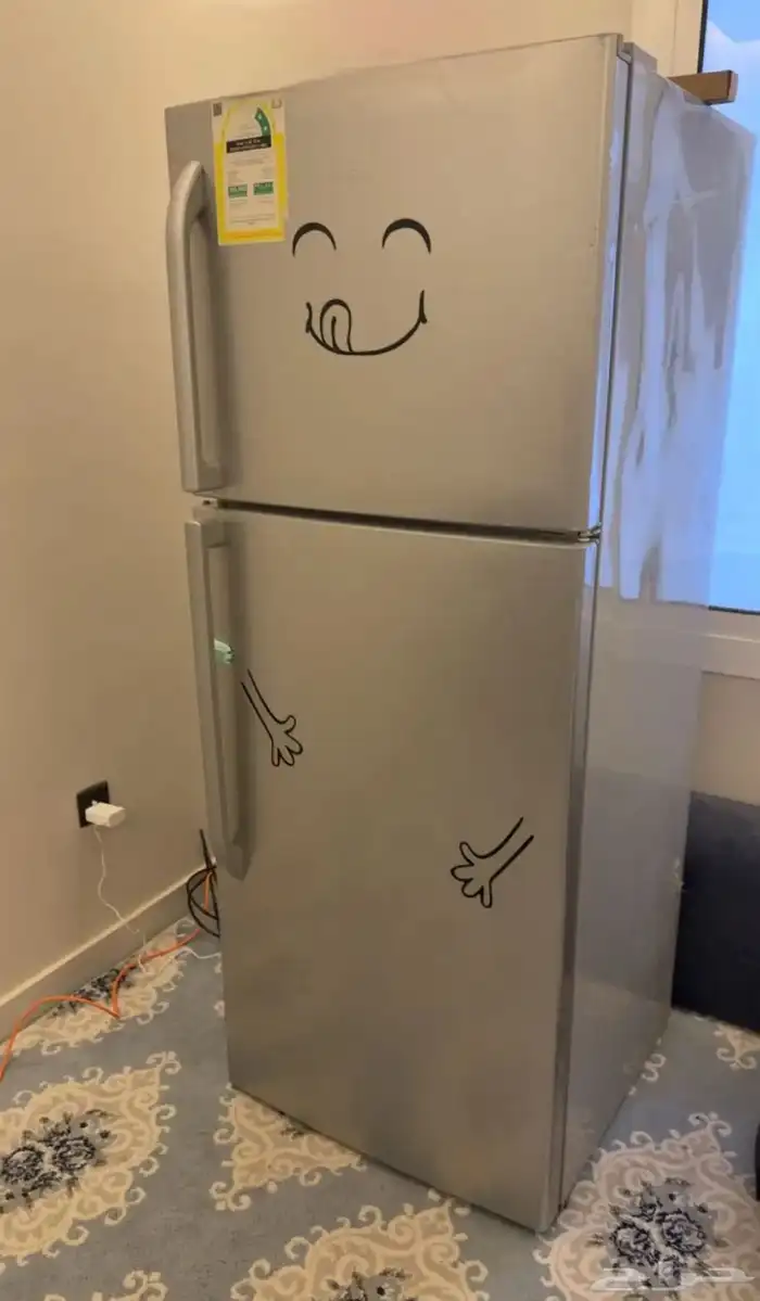 ثلاجة 14قدم لون سلفر 1