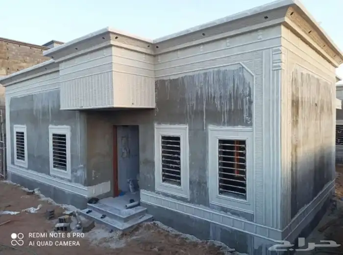 لياسه ملونه كسر رخام حجر بطحاء الرياض ديكورات خارجية 7