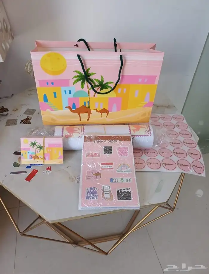 طباعة بكج عبايات أكياس ملصقات كارد شكر لوقو قماش ورق تغليف 2