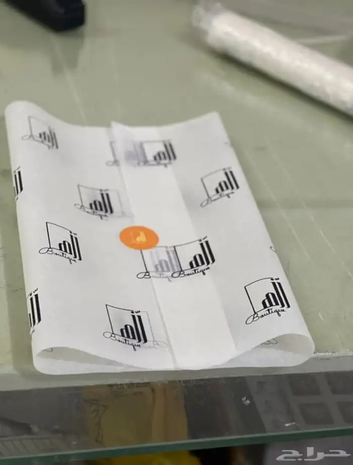 طباعة بكج عبايات أكياس ملصقات كارد شكر لوقو قماش ورق تغليف 6