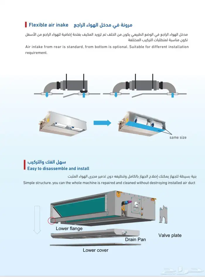 مكيف مخفي بيسك انفيرتر 2
