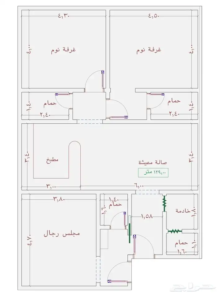 شقق فاخره لسكن الاستثمار حي الجامعه قيد الانشاء الدفع كاش ف 4