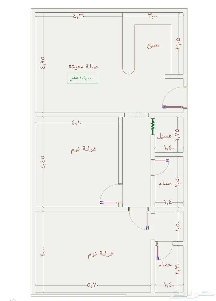 استثمر وتملك غرفتين و 3غرف و4غرف وملاحق 7غرف حي الجامعة 1