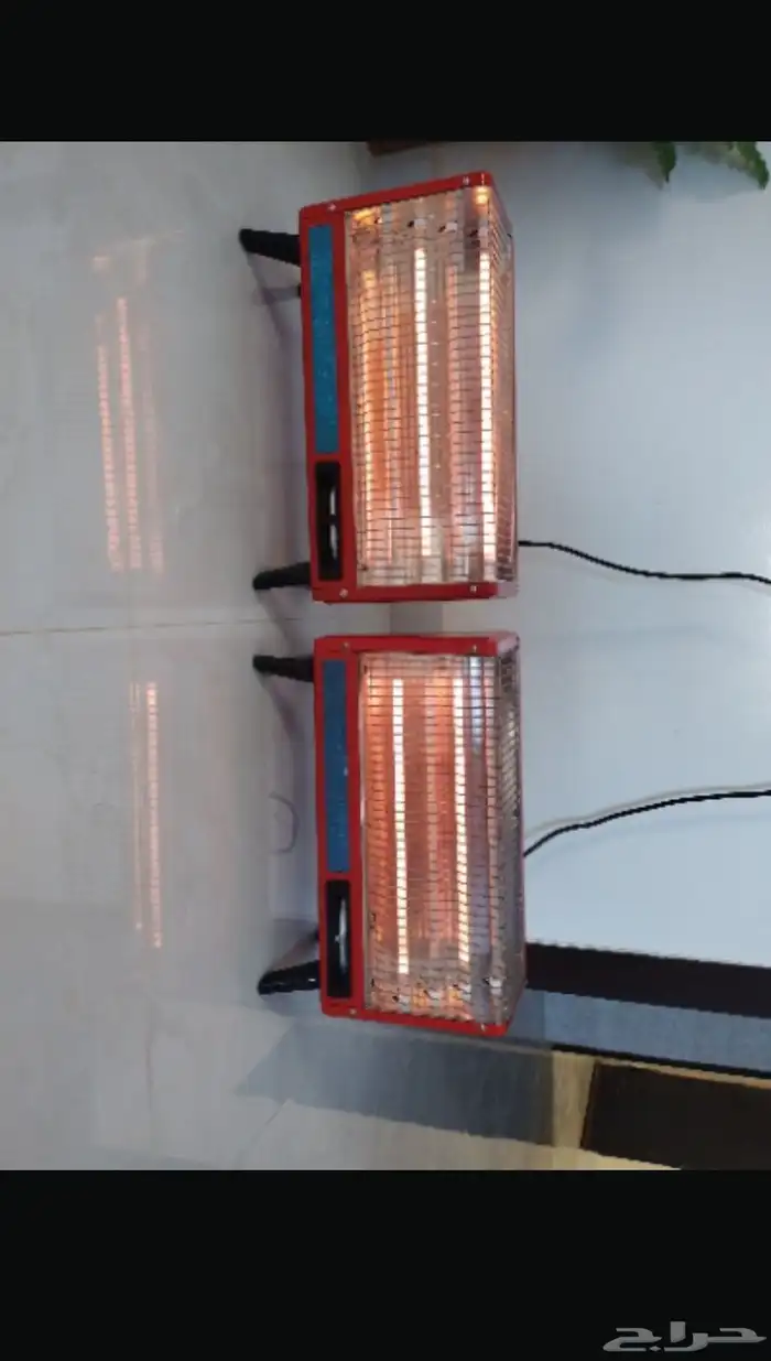 دفايه أربع شمعات واثنين مستوى حرارة 2000 واط نظيفه جدا 1