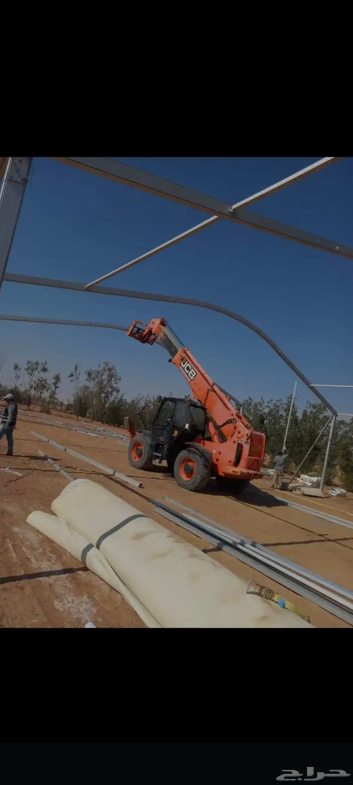 فوركلفت ومعدات ثقيله كرينات سيزر لفت جي سي بي للايجار الشهري 1