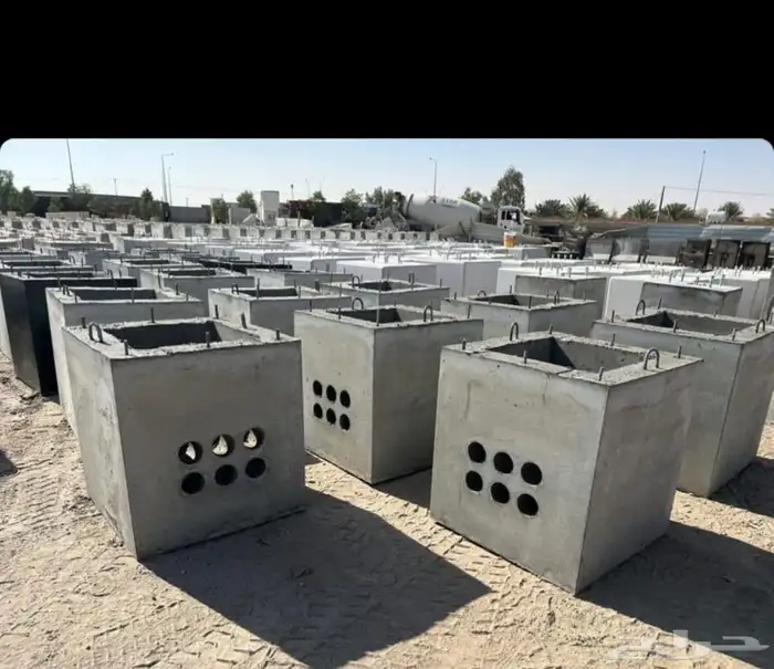 حواجز خرسانيه أنوع المقاسات متوفره حساب اطلب 7