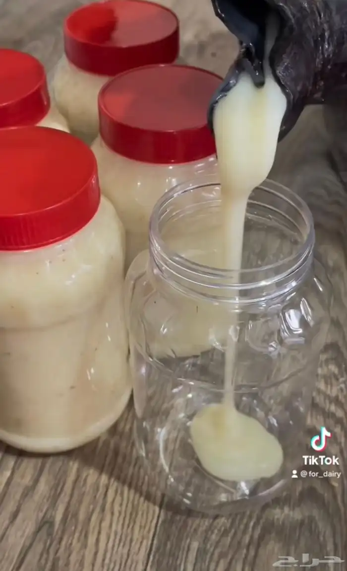 منتجات البان وسمن غنم صافي من العكة 3