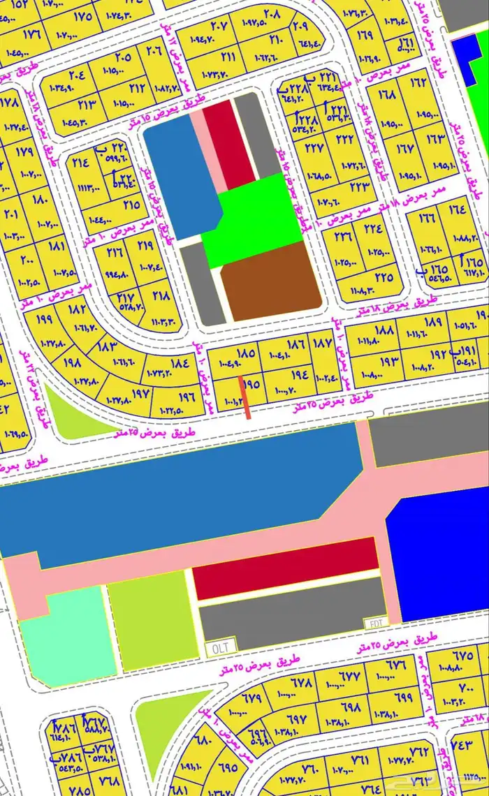 قطعة رقم 195  2 في مخطط 505 حي الناصرية بمدينة جيزان 0