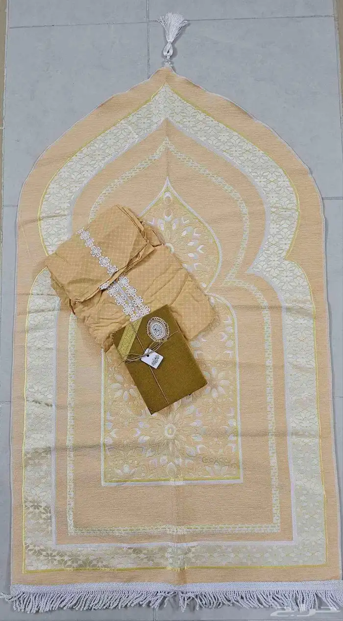 اطقم صلاة شرشف دبل كلوش ومطرز ومكسر 25
