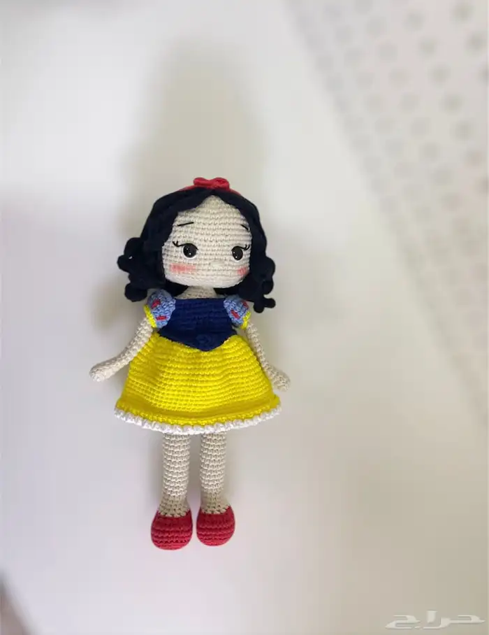 دمية كروشيه سنووايت يدوية 0