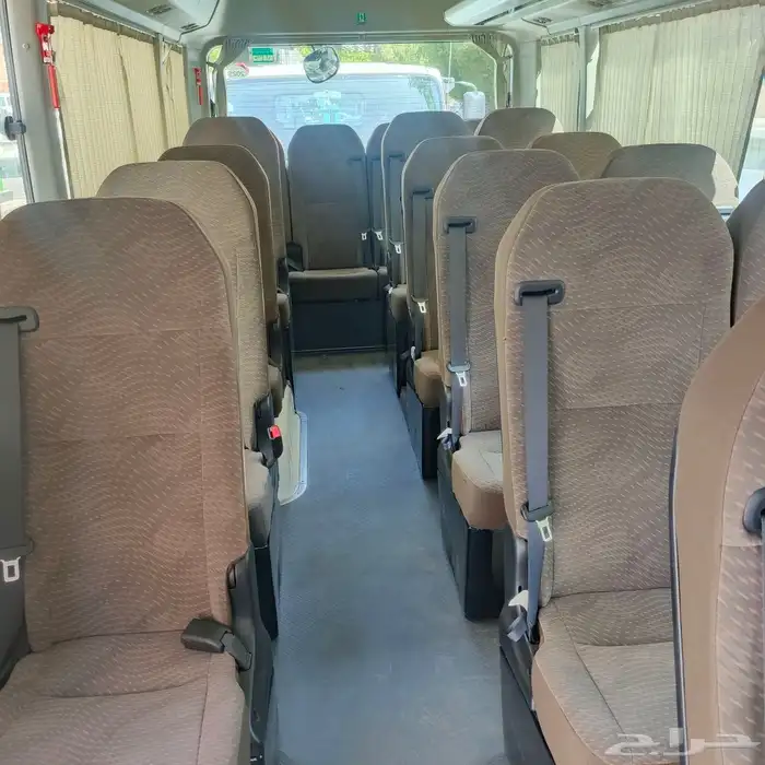 bus costar hiace with driver for rent 4